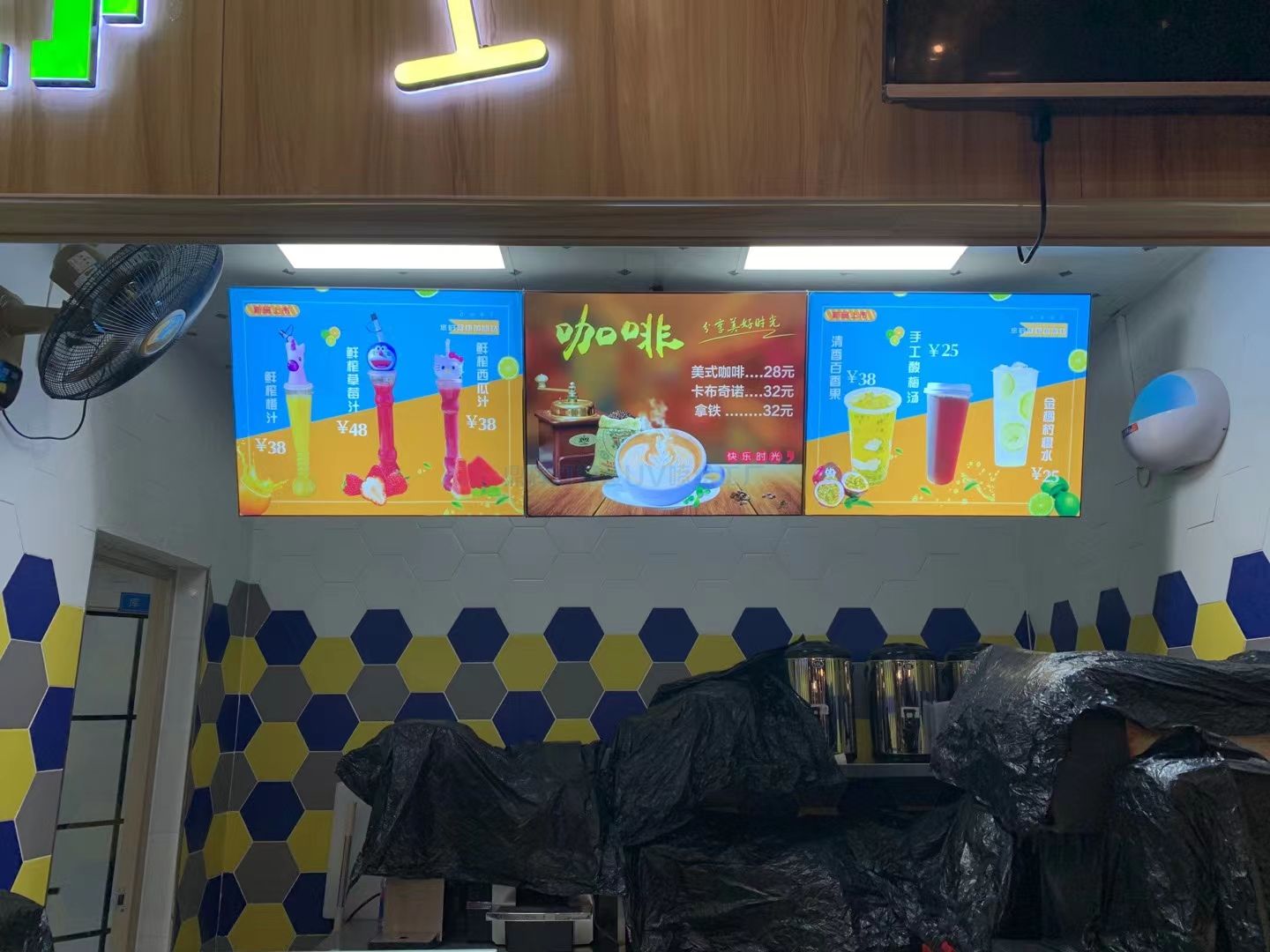 卡布點餐燈箱